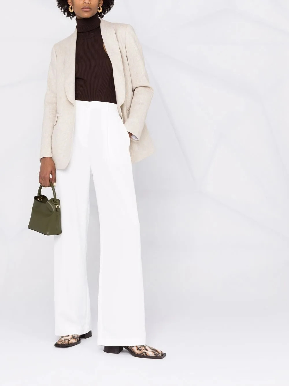 wide-leg trousers | Farfetch (US)