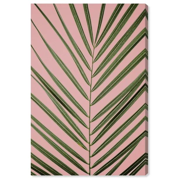 Wynwood Studio 'Palm Life' Floral and Botanical Wall Art Canvas Print - Green, Pink, 24" x 36" | Walmart (US)