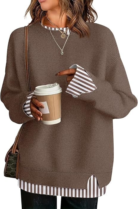 ETCYY Womens Sweaters School Teacher Outfits Oversized Fashion Fall Clothes | Amazon (US)