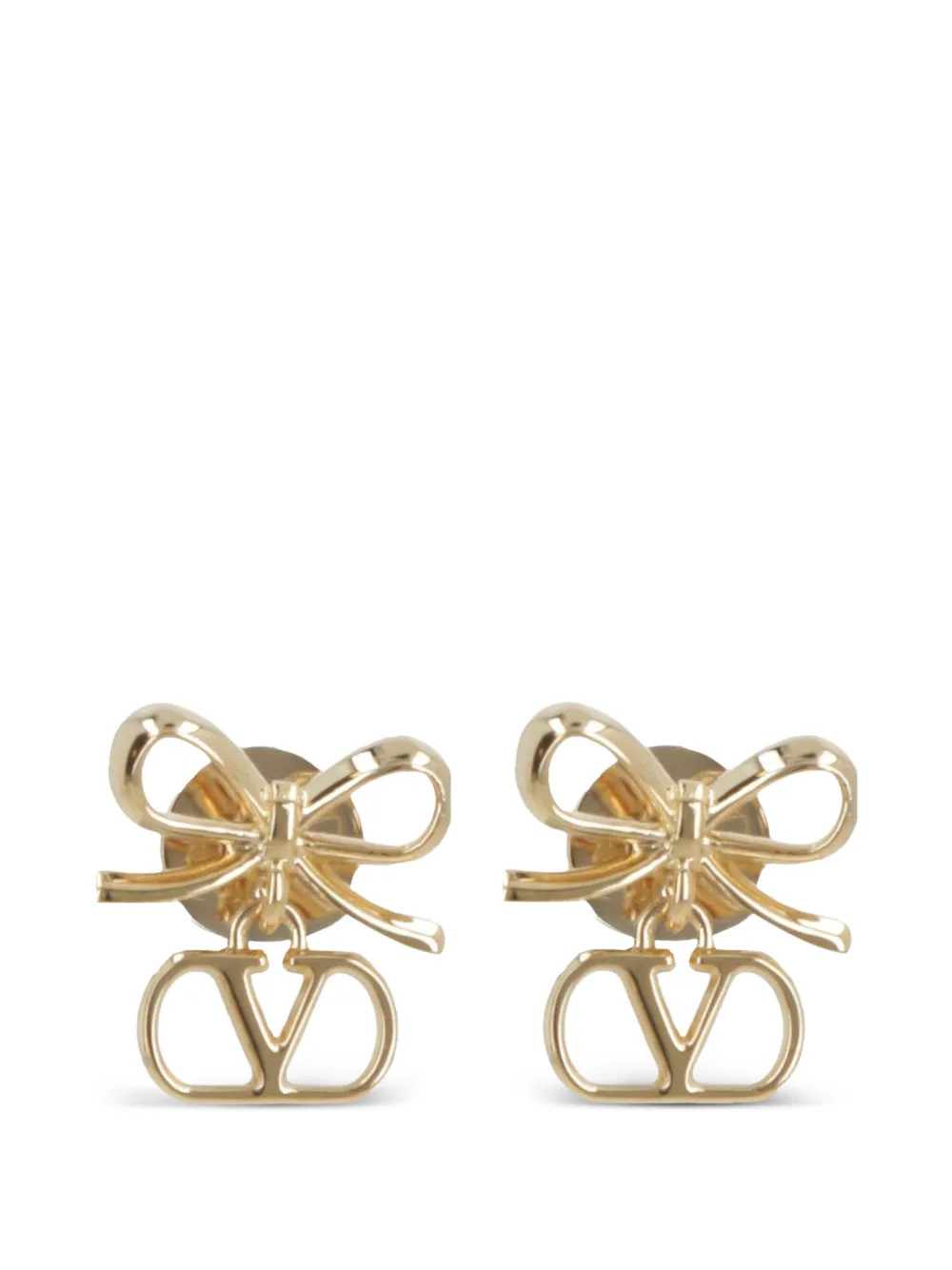 Valentino Garavani Orecchini Con Logo a V | Oro | FARFETCH IT | Farfetch Global