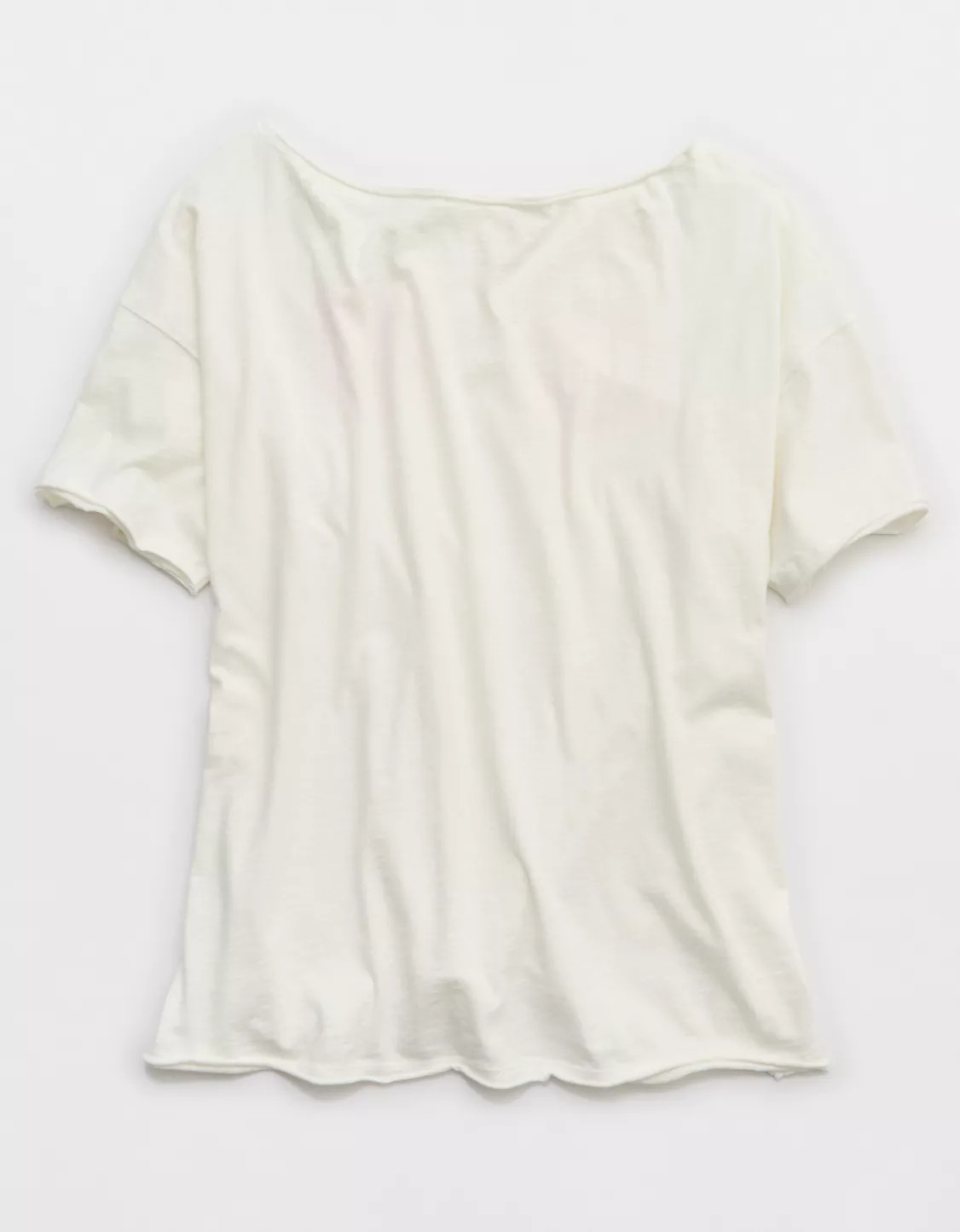 Aerie Off The Shoulder Oversized Boyfriend T-Shirt | Aerie