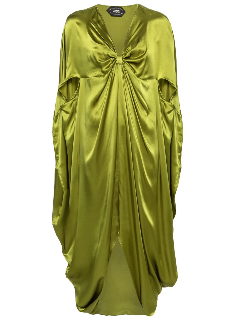 Taller Marmo Azores Knotted Silk Kaftan  | Green | FARFETCH | Farfetch Global