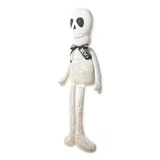 Glitzhome® 47" Fabric Halloween Skeleton Sitter Porch Décor | Michaels | Michaels Stores