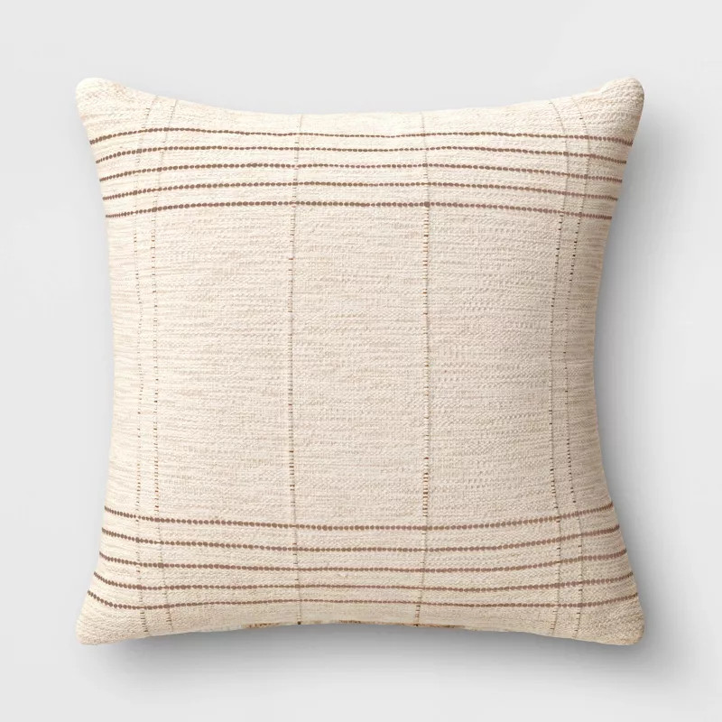 Oversized Linework Square Throw Pillow - Threshold™ | Target