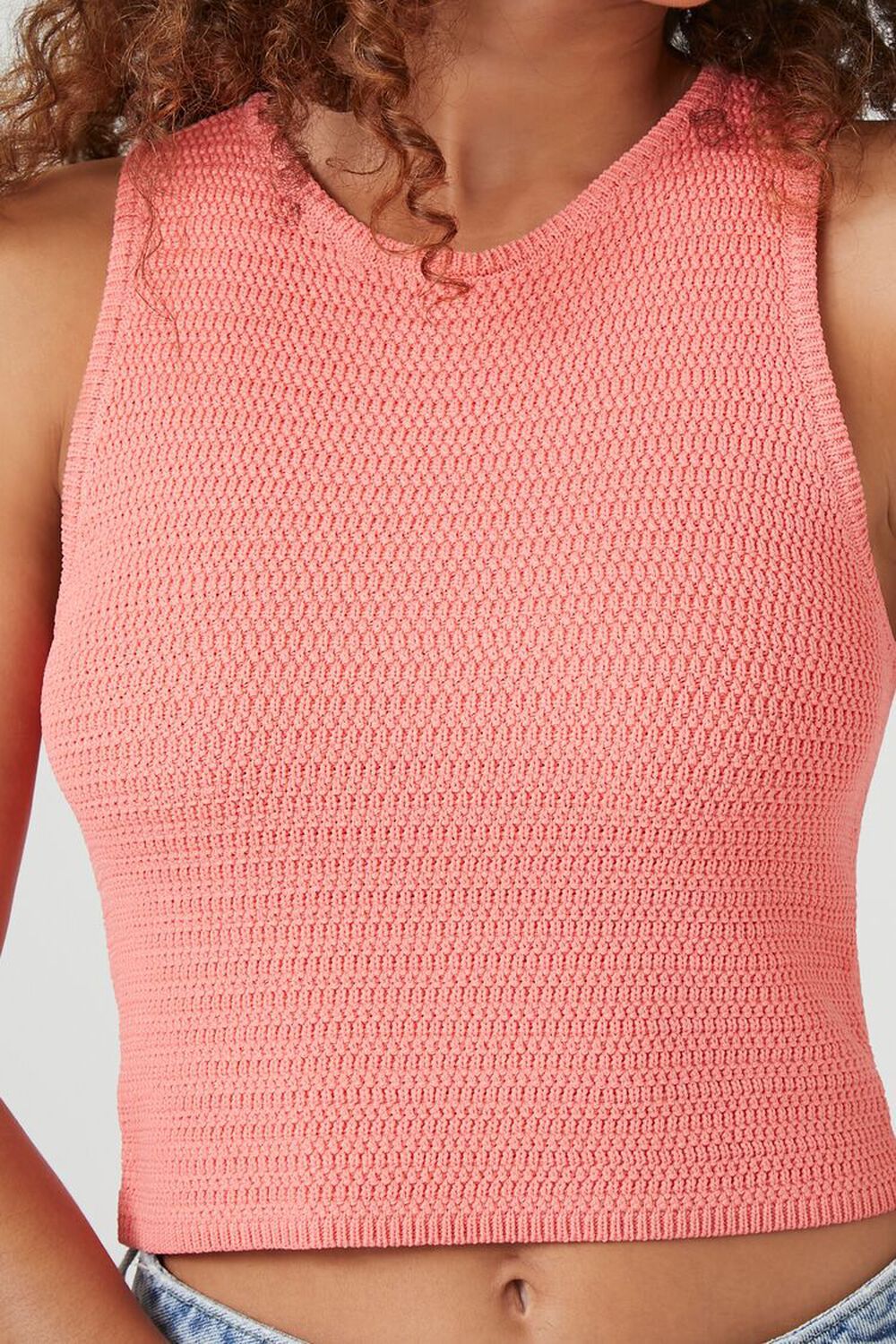 Sweater-Knit Crochet Crop Top | Forever 21 (US)