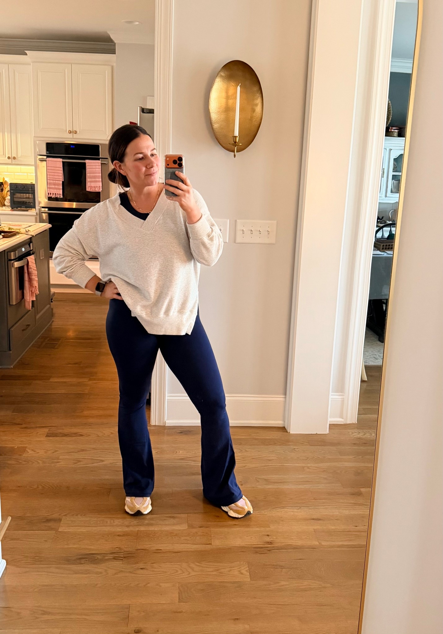 It’s toss a sweatshirt over your workout gear szn. Leggings. Crossover leggings. Sale. Sports bra. V neck sweatshirt. 
Fitness goals. Exercise fits. Running errands. 

#LTKfitnessgoals #LTKmomlife #LTKSpringSale