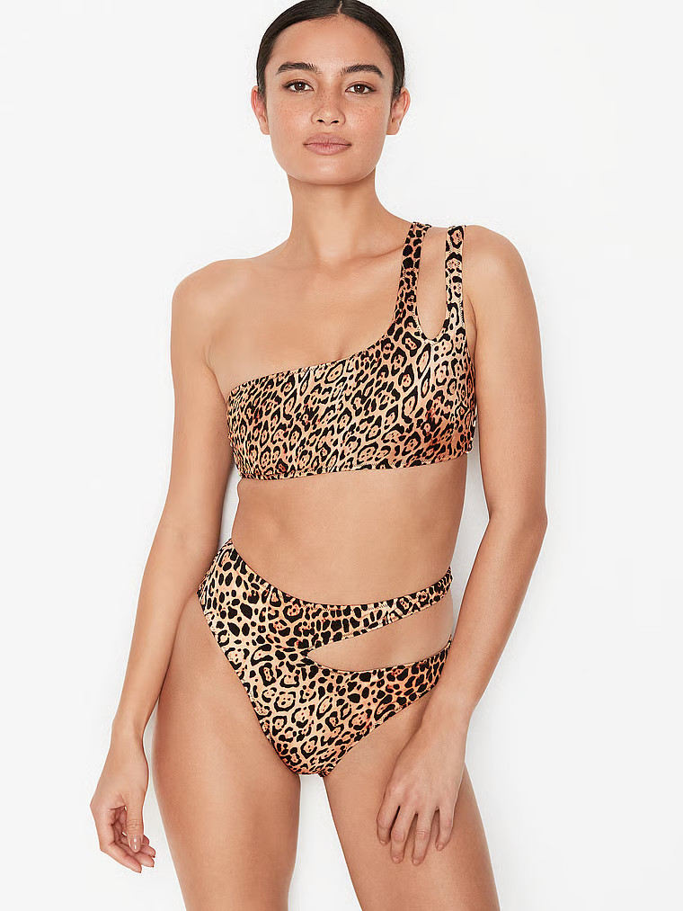 Lagos Cutout One Shoulder Swim Top | Victoria's Secret (US / CA )