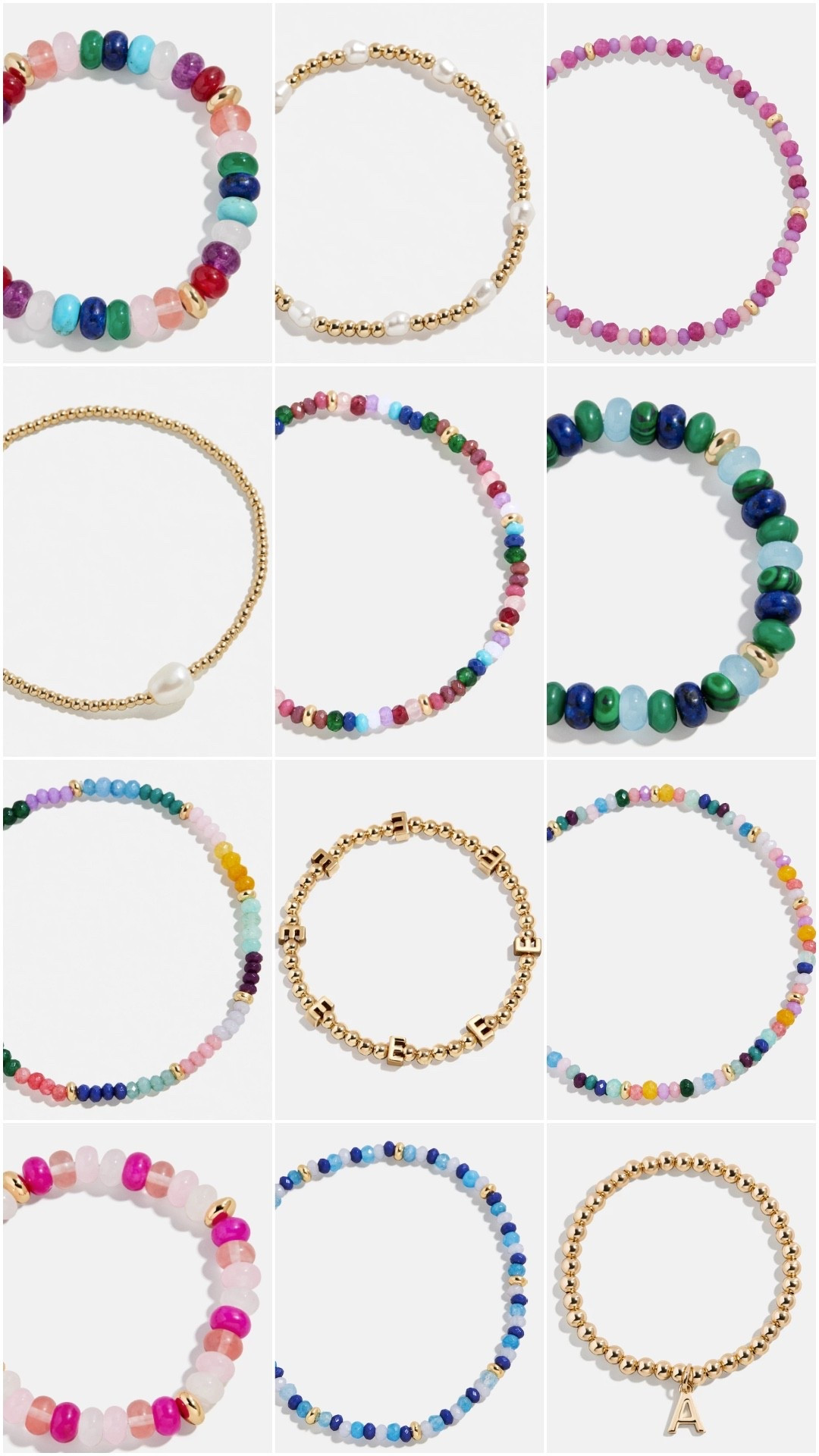 All these bauble bar semi precious stretch bracelets are originally almost $40, marked down to $12. With an extra 20% off in cart, they’re under $10!!! I grabbed several to stack. 

#LTKSaleAlert #LTKFindsUnder50 #LTKOver40
