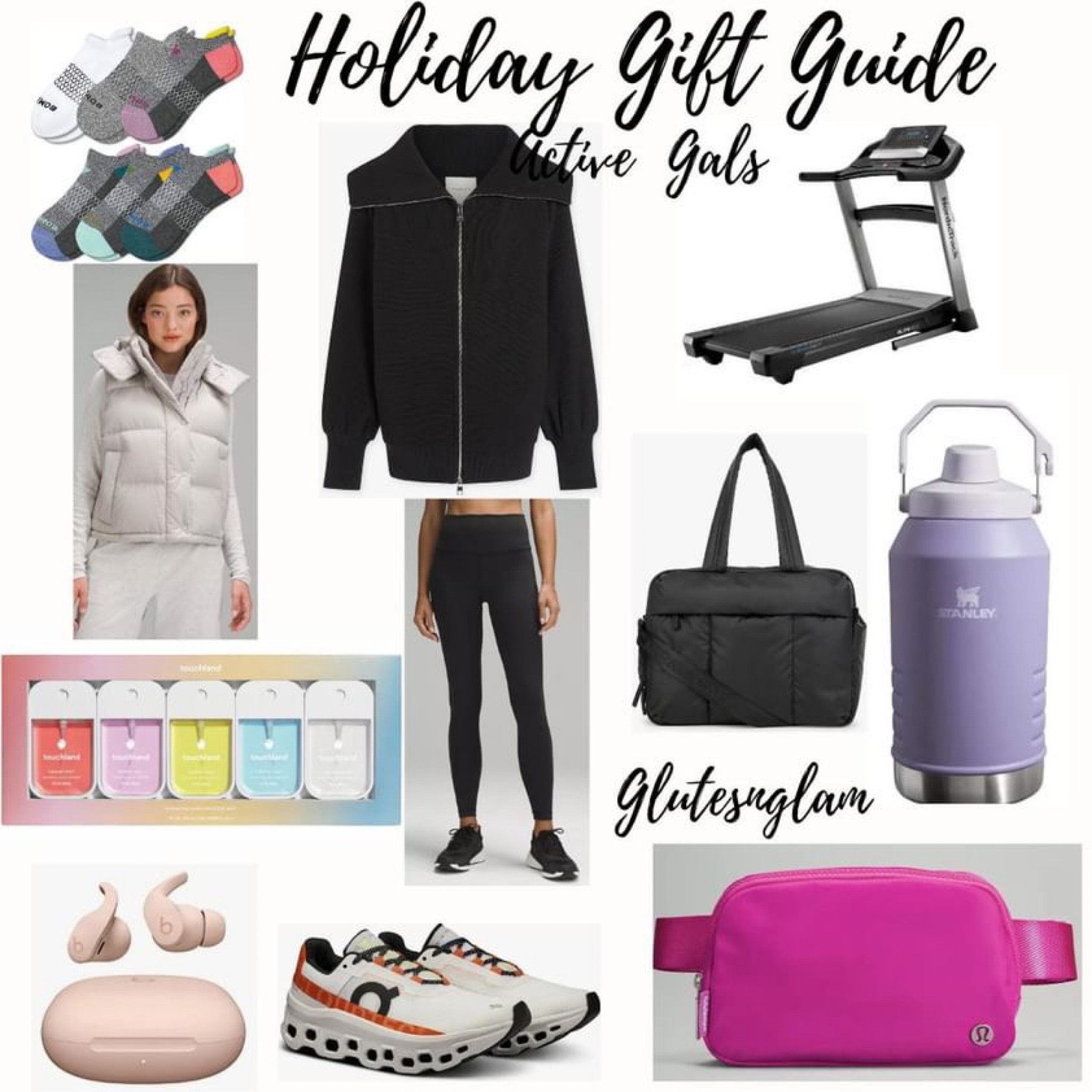 Gift guide for the fitness enthusiasts, activewear, gift ideas for her, gift guide, Lululemon leggings, gym bag, home gym, fitness equipment, gifts for her, 

#LTKGiftGuide #LTKsalealert #LTKfitness