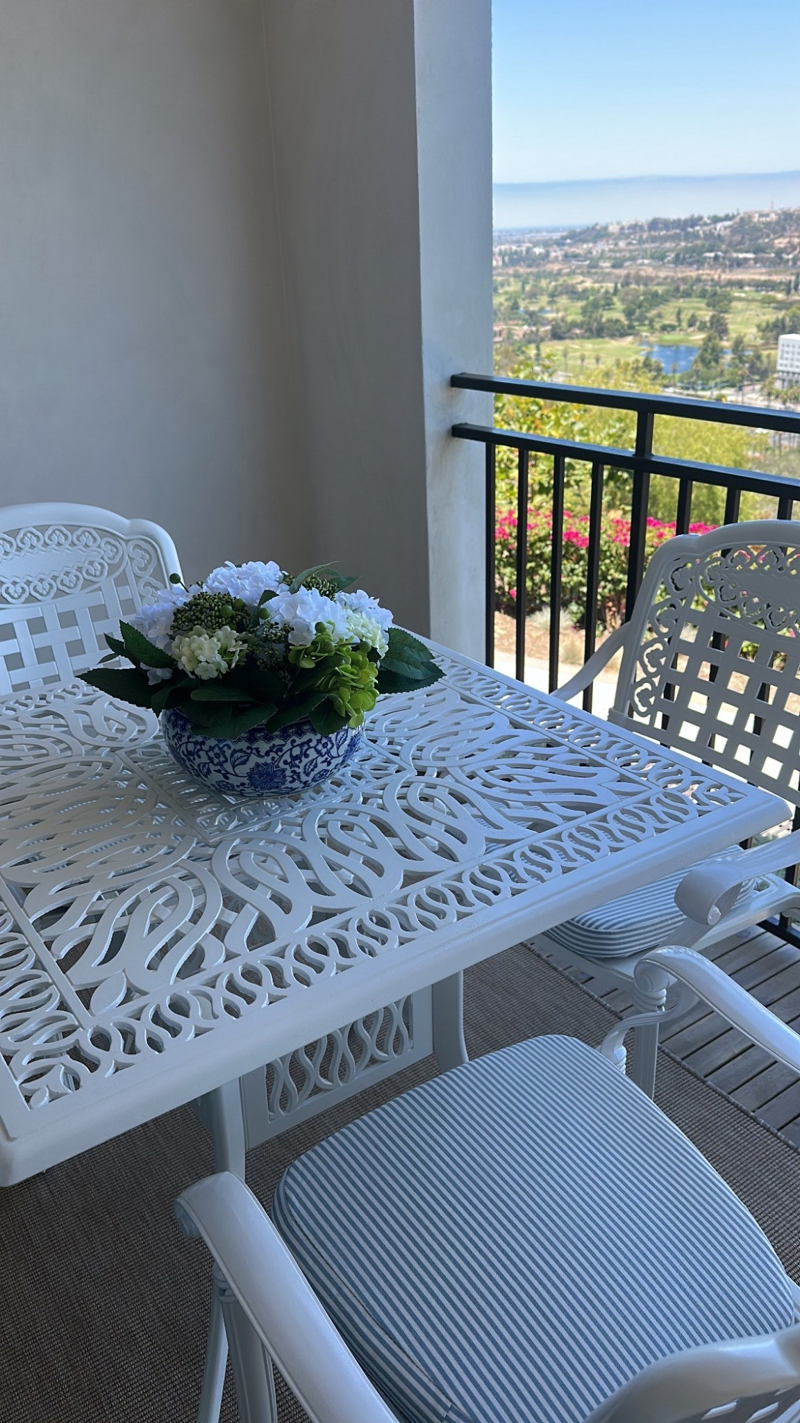 our grand millennial patio decor !! 🩵🌷🌥️👒

#LTKHome #LTKFamily #LTKSeasonal