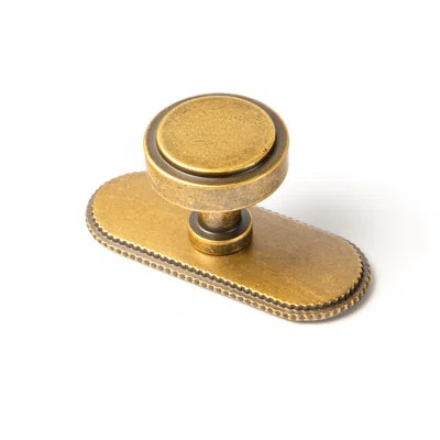 1.2'' Diameter Circle Knob With Backplate（G019） Multipack | Wayfair North America