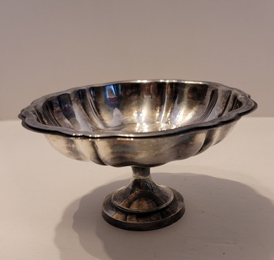 Vintage Silverplate Footed Bowl Candy Nut Dish | eBay US