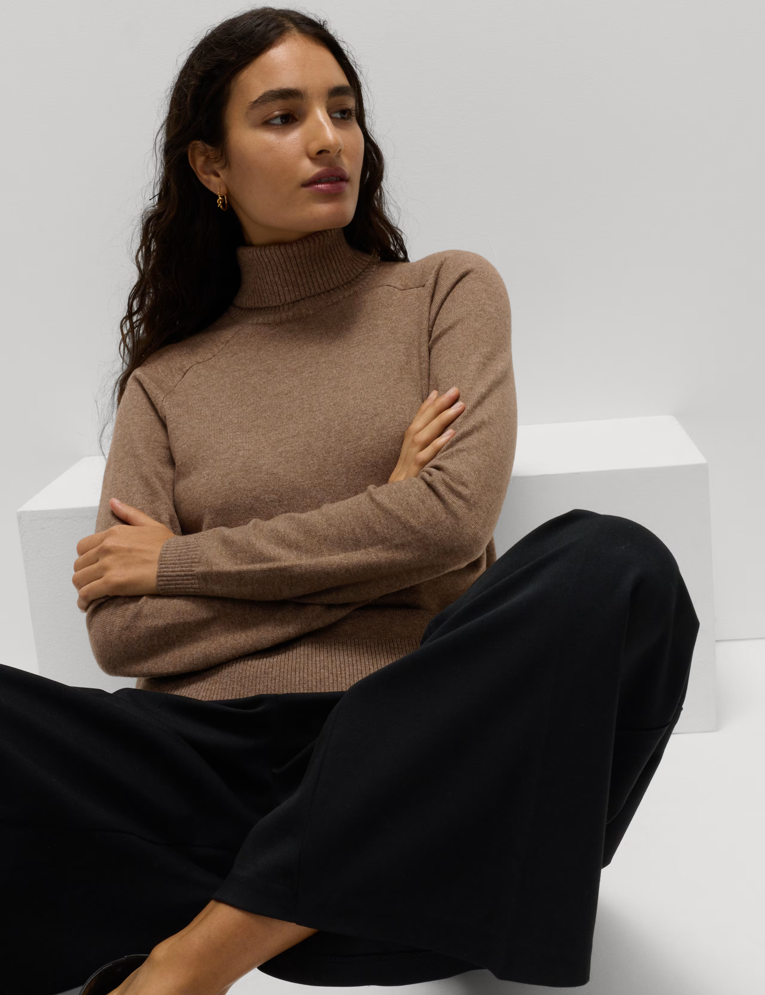 Air-Yarn Roll Neck Jumper | Marks & Spencer (UK)