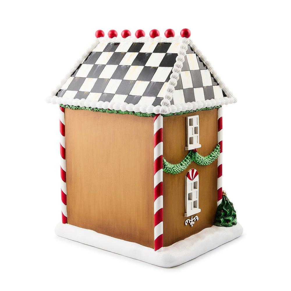 Holly Village Illuminated Gingerbread House | MacKenzie-Childs