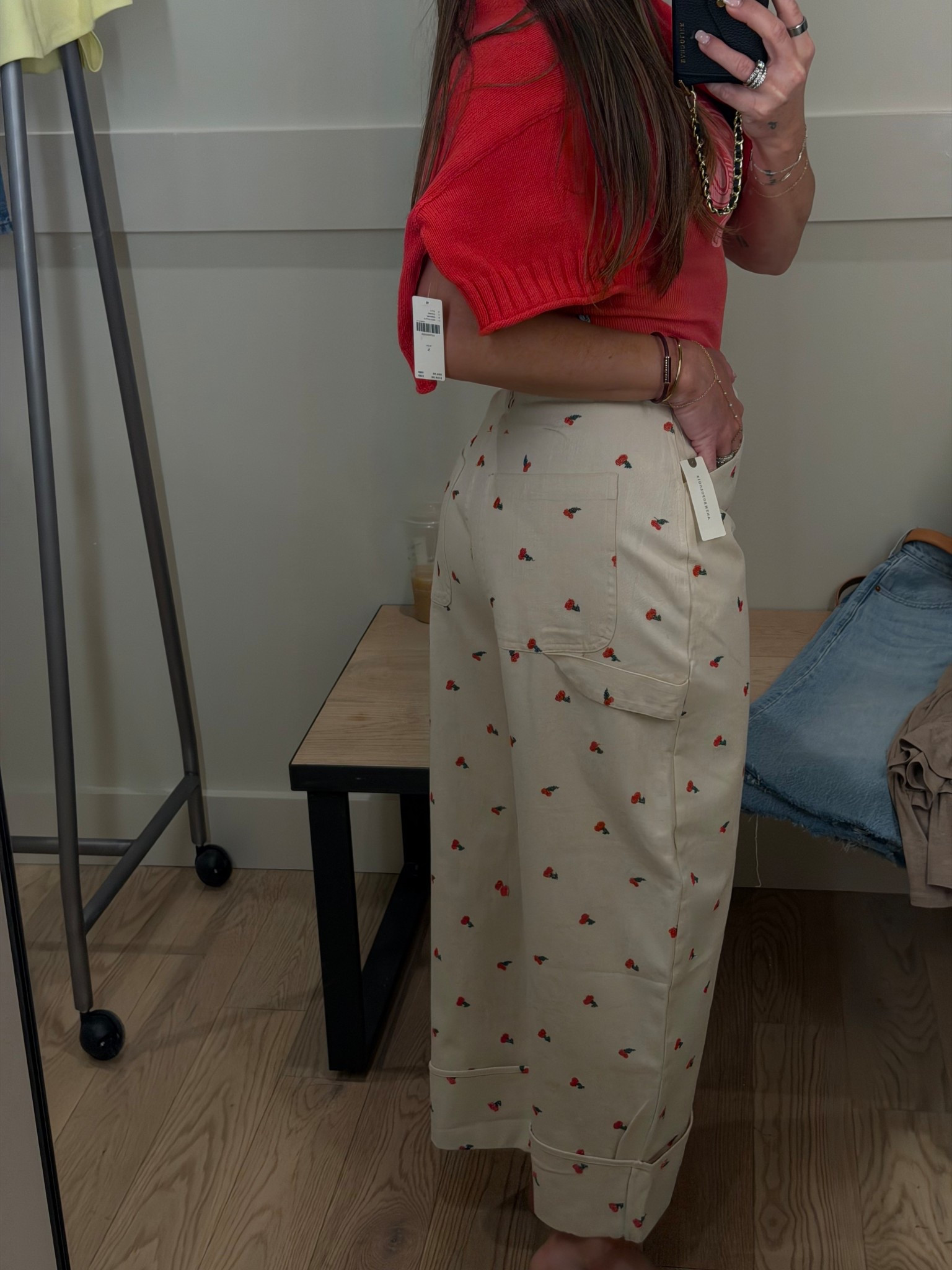 The cutest spring cherry cargo

#LTKOver40 #LTKmomlife #LTKootd