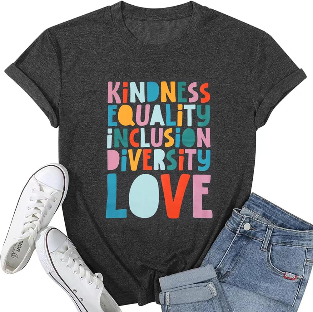Teacher Shirt Women Inspirational Letter Print T-Shirt Special Education Teacher's Day Tee Tops | Amazon (US)