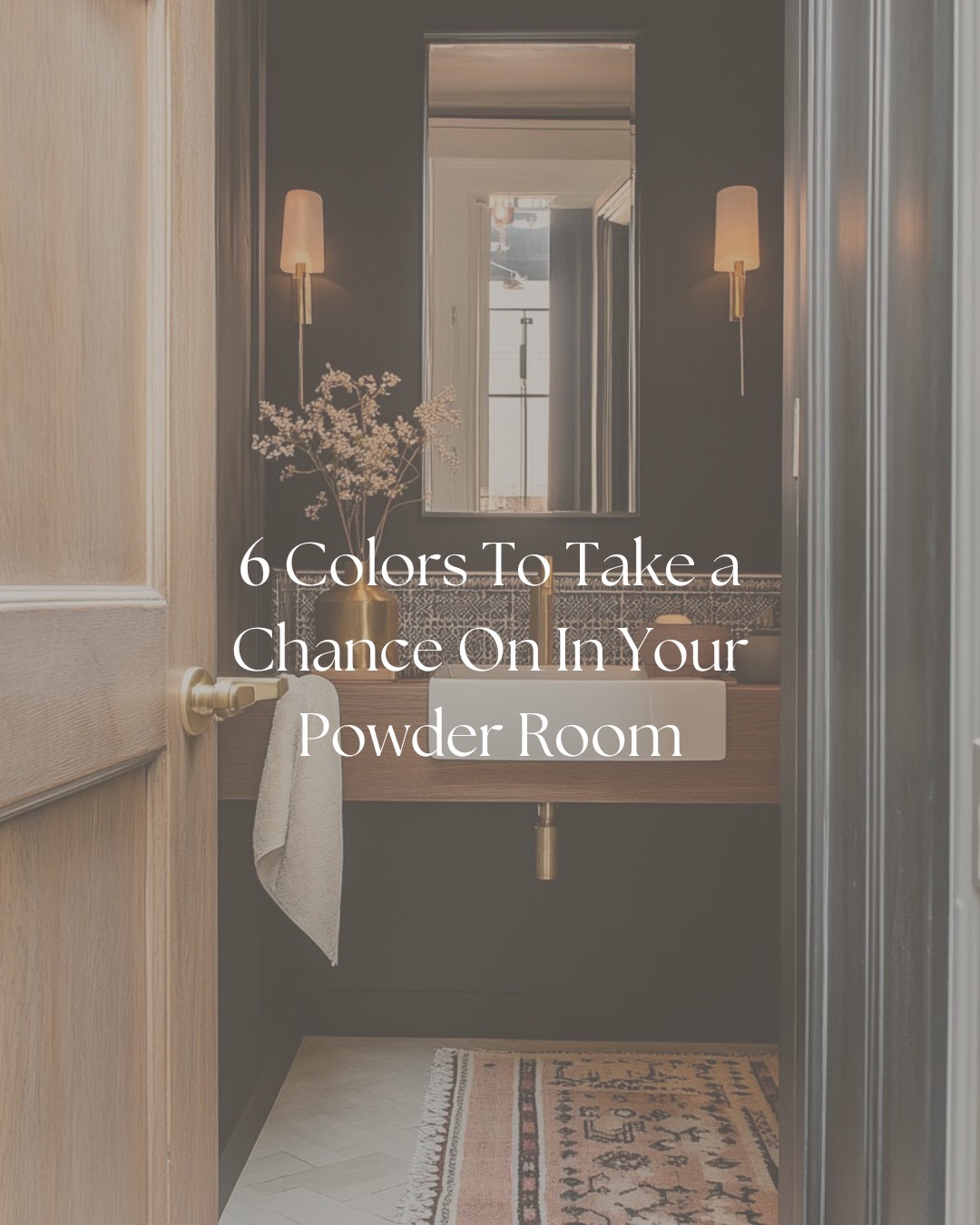 I am designing a few powder rooms right now and wanted to share some of my favorite colors to make a statement in your powder room. Go bold - it’s a fun room to take a chance!

Photos via: 
https://pin.it/4vC1AKXZi 
https://pin.it/BnDVvIQcW 
https://pin.it/5rwSvUeo1 
https://pin.it/4WArYLfXV
https://pin.it/LNmnDPoP1
https://pin.it/F5Rb5nBcu 

*DISCLAIMER* these are inspiration photos sourced from Pinterest. These are not my work. If you see your work is featured and I missed tagging you, pls shoot me a DM and I will tag you for credit.

And don't forget to like, save, and follow @taranelsondesigns for more home and lifestyle content🤍

#LTKHome #LTKdayinmylife #LTKvlog