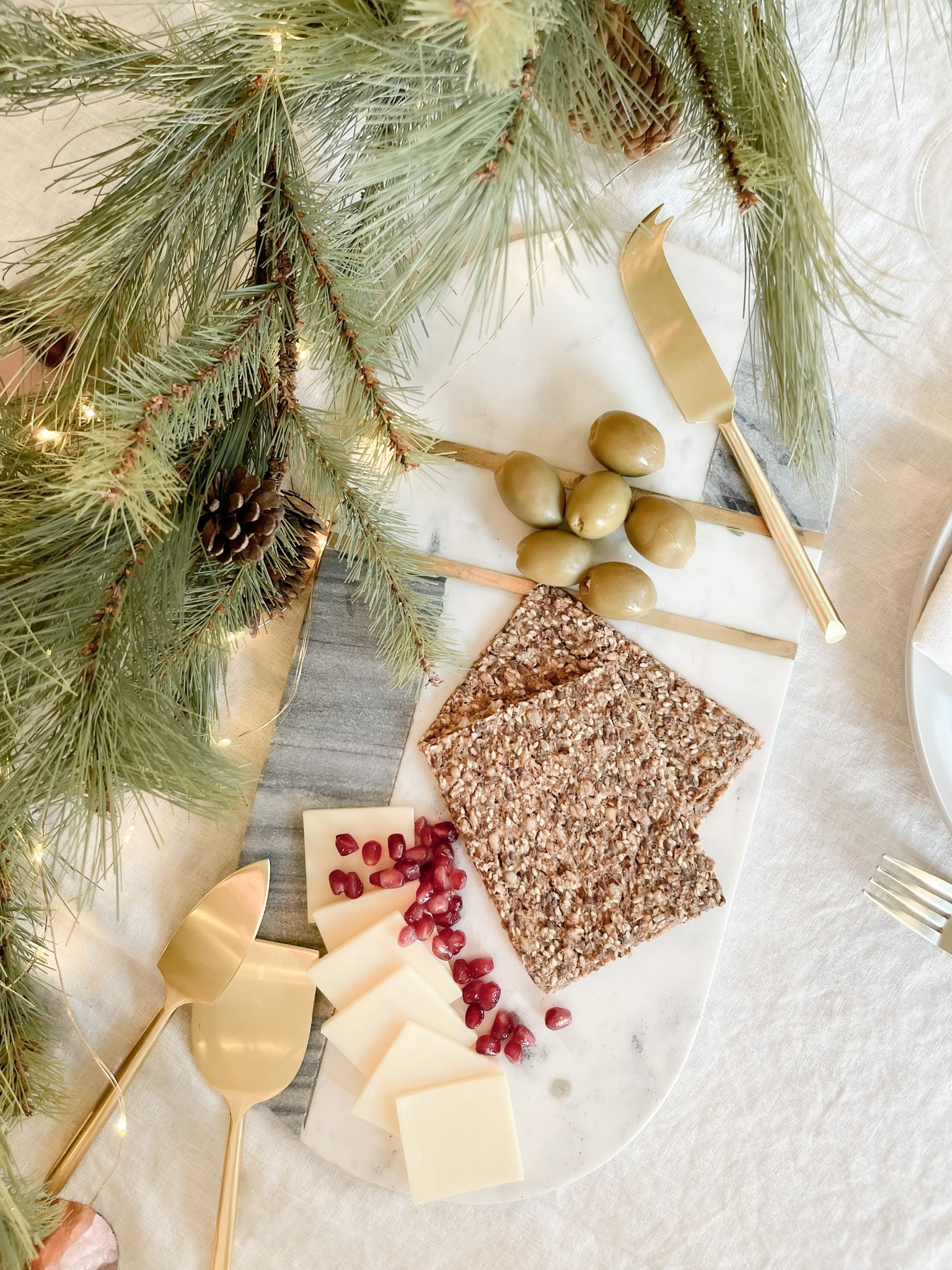 Marble cheese board with gold serveware gift set with Pepper + Vetiver

#LTKSeasonal #LTKGiftGuide #LTKhome