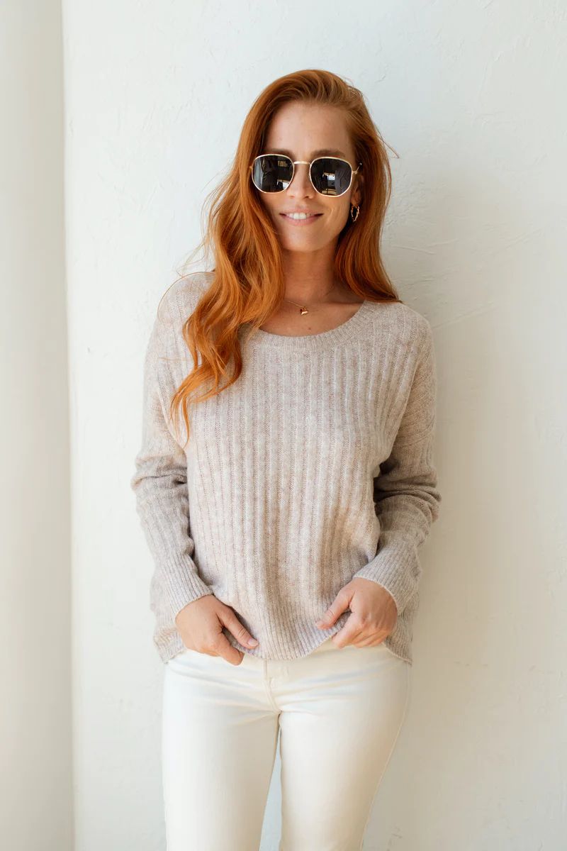 Dakota Knit Sweater | Carly Jean Los Angeles