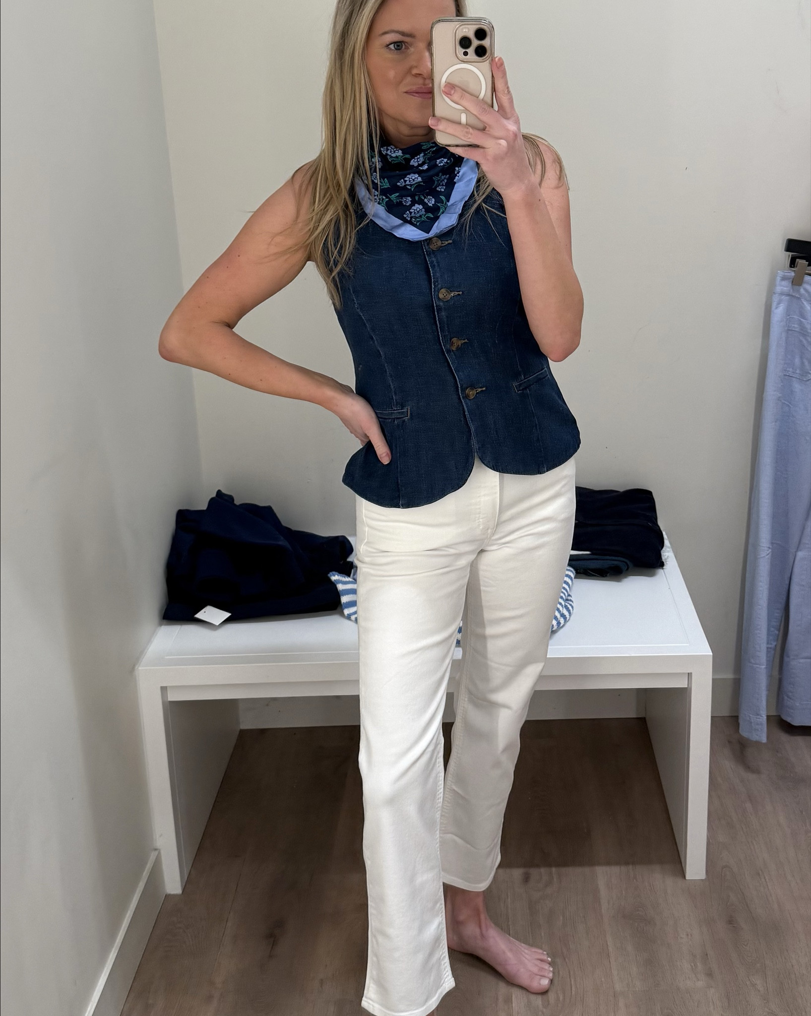 This scarf makes so many outfits pop! Loving all the shades of blue for spring!

#LTKOver40 #LTKSpringSale #LTKSeasonal