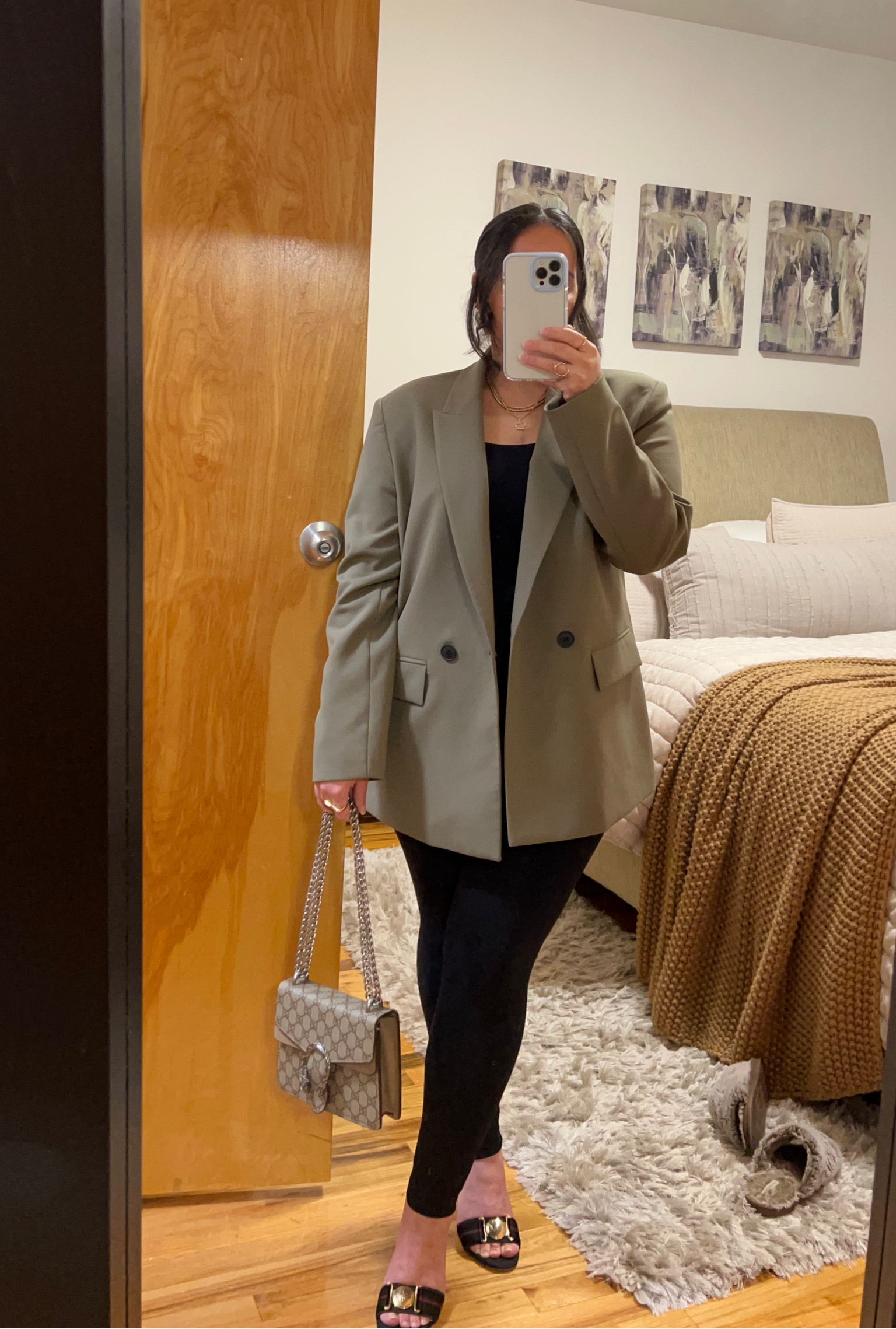 Zara waffle cheap blazer