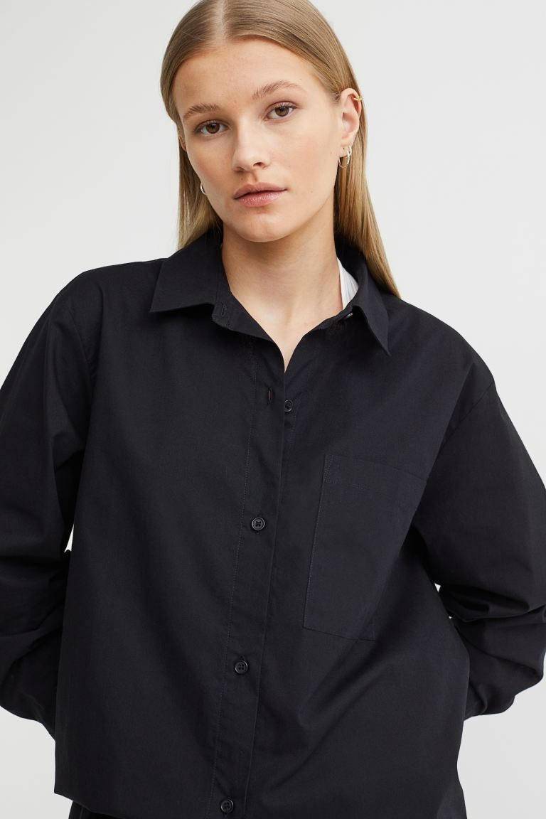 Oversized Cotton Shirt | H&M (US + CA)