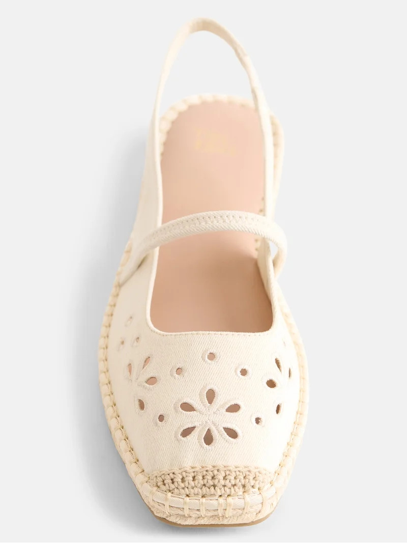 Time and Tru Women's Espadrille Slingback Shoes | Walmart (US)