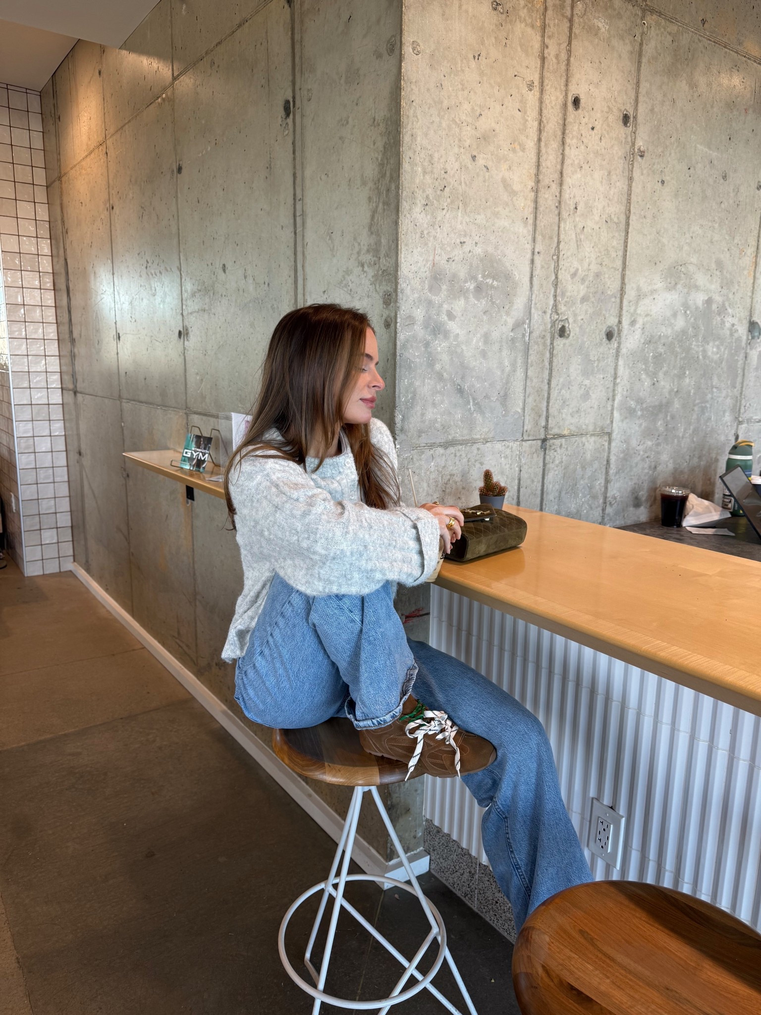 Fall outfit inspo | wearing small in sweater | size up in jeans for oversized look 

#LTKStyleTip #LTKFindsUnder100 #LTKSeasonal