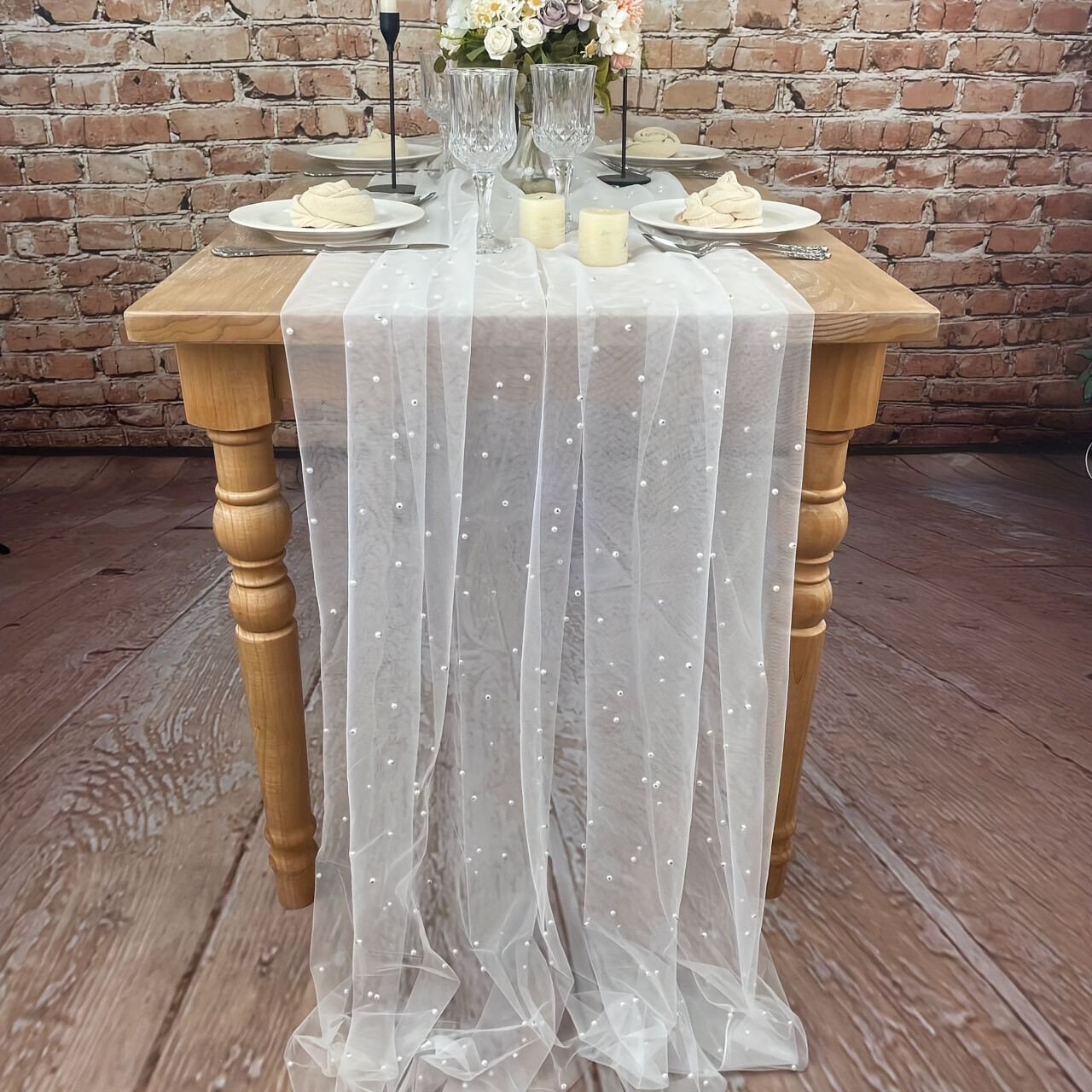 Table Runner Decorative Wedding Table Cloths - Temu | Temu Affiliate Program