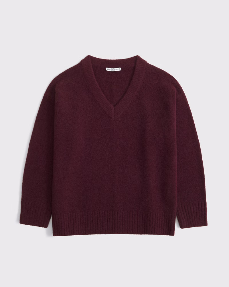 Women's Dad V-Neck Sweater | Women's Tops | Abercrombie.com | Abercrombie & Fitch (US)