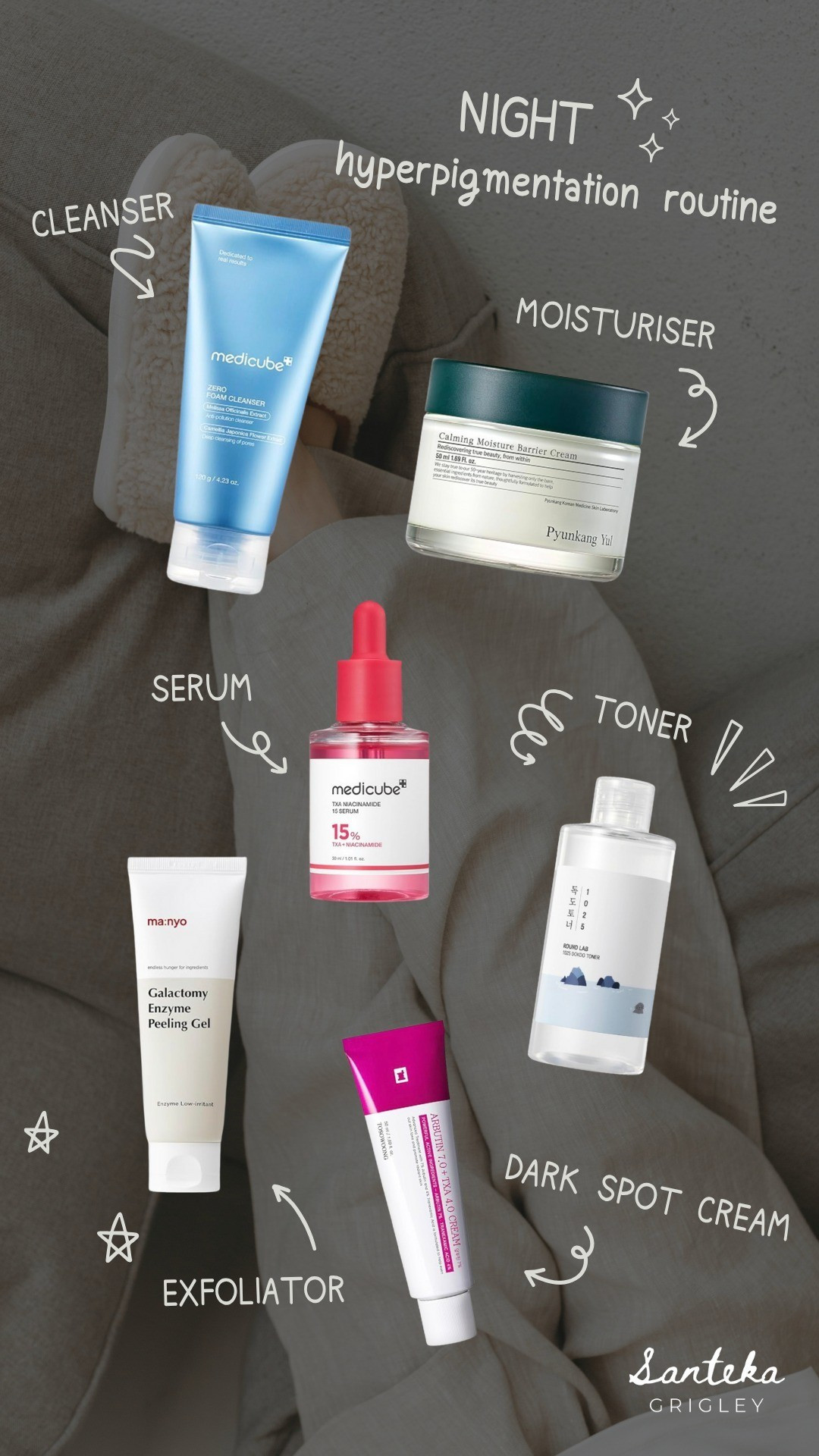 Nighttime Hyperpigmentation Routine ✨Evening is when the real skin repair happens and my nighttime lineup focuses on fading dark spots, brightening tone, and waking up with smoother, more even skin.Think gentle exfoliation, targeted treatments, and barrier-loving hydration. Consistency makes all the difference. It’s the slow and steady glow for me. 🤍

#LTKBeauty