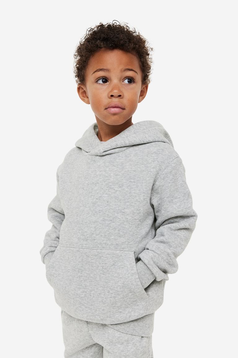 Hoodie - Light gray melange - Kids | H&M US | H&M (US + CA)