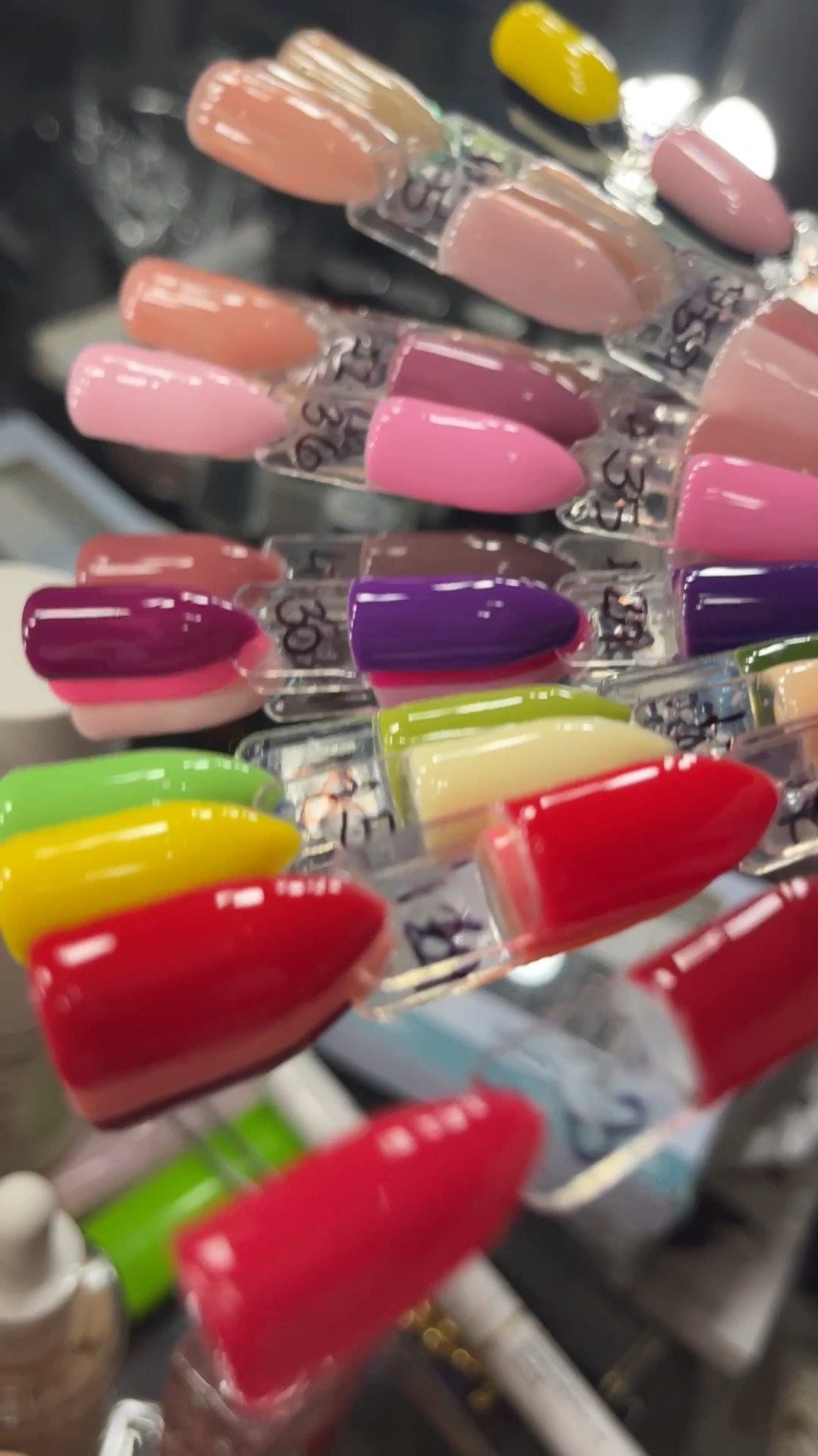 So satisfying— never doubt the nail color again with these nail polish swatches. I was so tired of guessing colors and trying to remember which red nail polish is my favorite classic shade of red. 

They can be used to sample tester colors for air-dry nail polish or UV LED gel nail polishes. 

Nail polish swatch sticks are also handy for showing chrome powder finishes on different nail polish background colors. 

Nail salon at home 💅🏽 

#LTKBeauty #LTKStyleTip