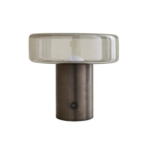 Dorien Glass Rechargeable Table Lamp | Dunelm (migrated)