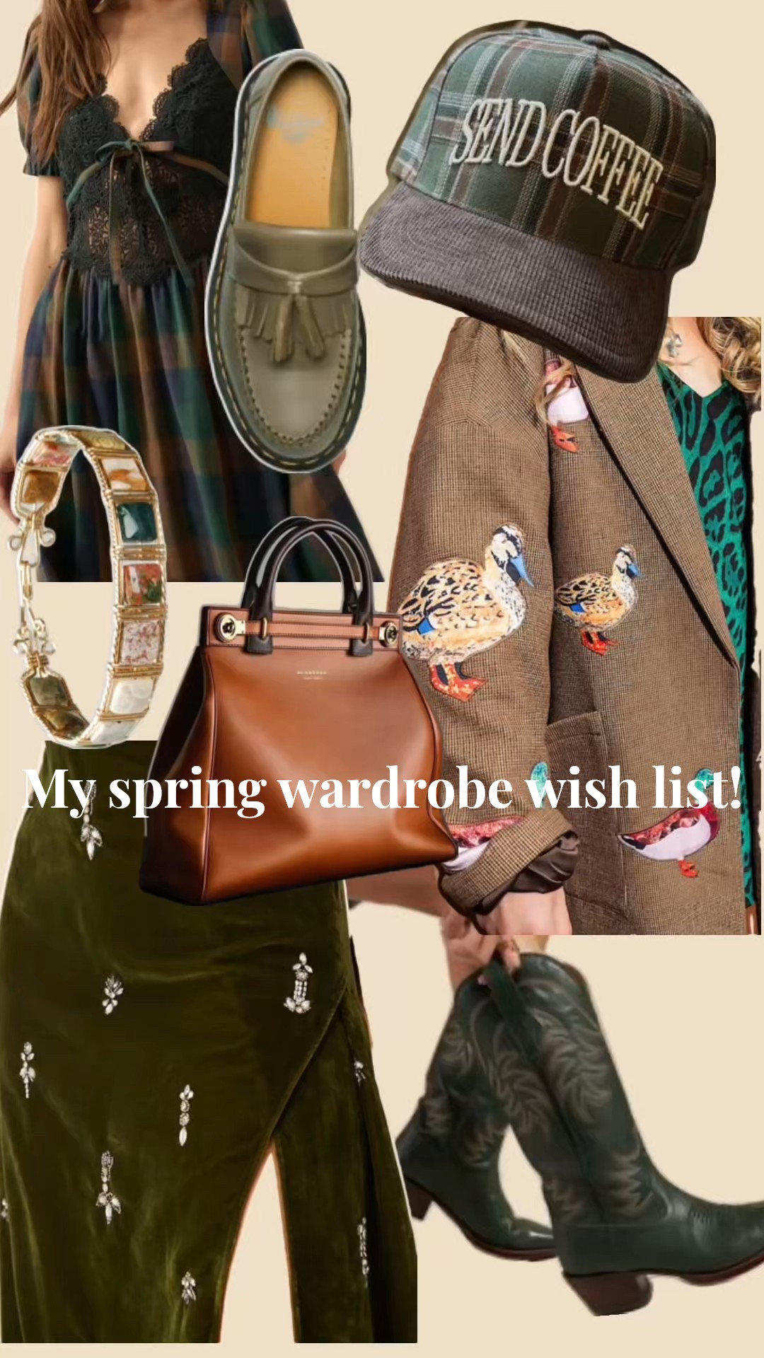 I have had my eyes set on a couple fun pieces to add to my wardrobe! 

What I do is I go to my favorite thrift stores or look around on Poshmark to see if I can find anything that comes close to my vision board desires! It is very, very rare that I will actually buy a product new straight from the store!

What do you think about this spring wardrobe wishlist? Anything catch your eye too? ￼

#LTKSeasonal #LTKootd