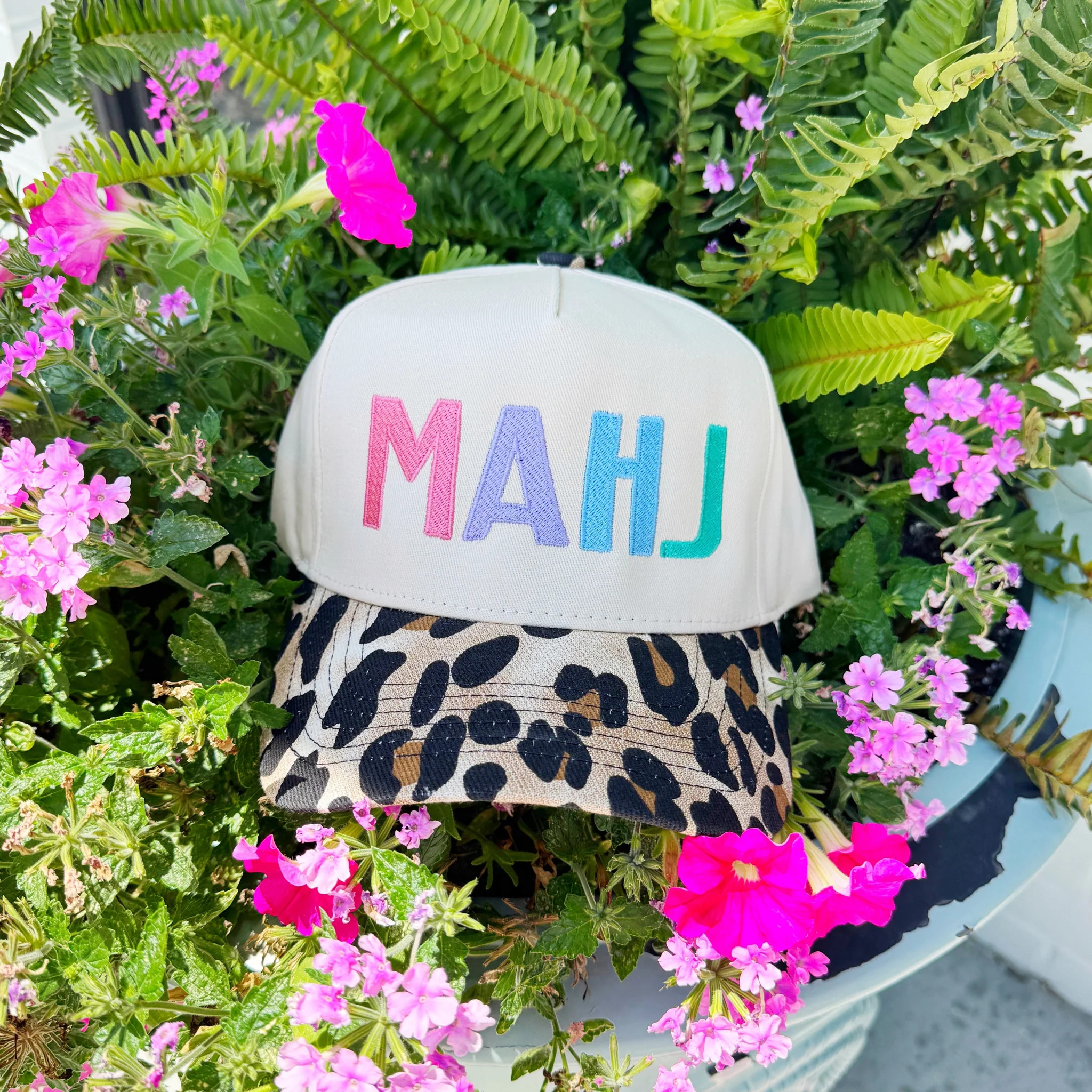 Leopard MAHJ Hat | Poppy & Pine