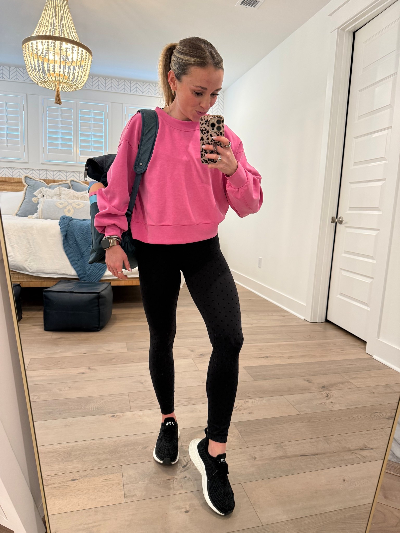 Polka set from lulu is 🤩 + can’t go wrong with ther softstreme material, exact pullover is old but I’ll link similar. Backpack, a staple. Shoes, priceyyyyyy but obsessed.

#LTKActive #LTKootd