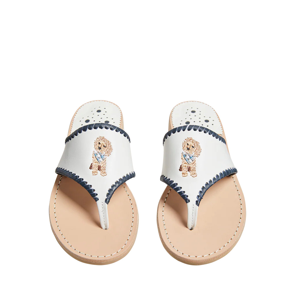 Golden Doodle Embroidered Sandal | Jack Rogers