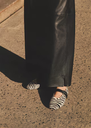 Ballerinas mit Zebramuster - Schwarz/Weiß - & Other Stories DE | & Other Stories EU