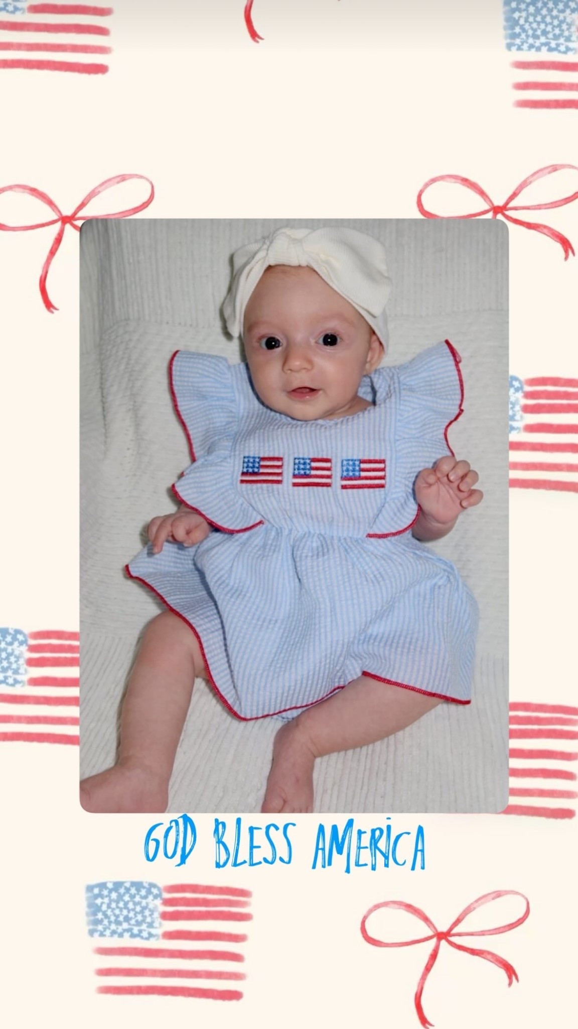 Newborn 4th of July outfit 
Amazon newborn outfit 
Baby clothess

#LTKKids