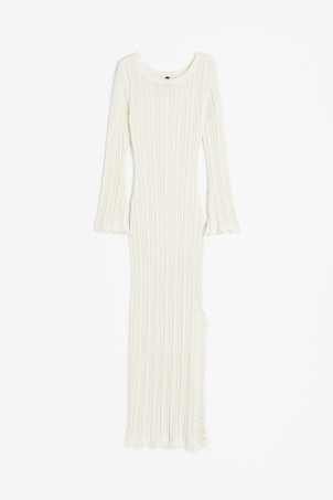 Open-back Rib-knit Dress | H&M (US + CA)
