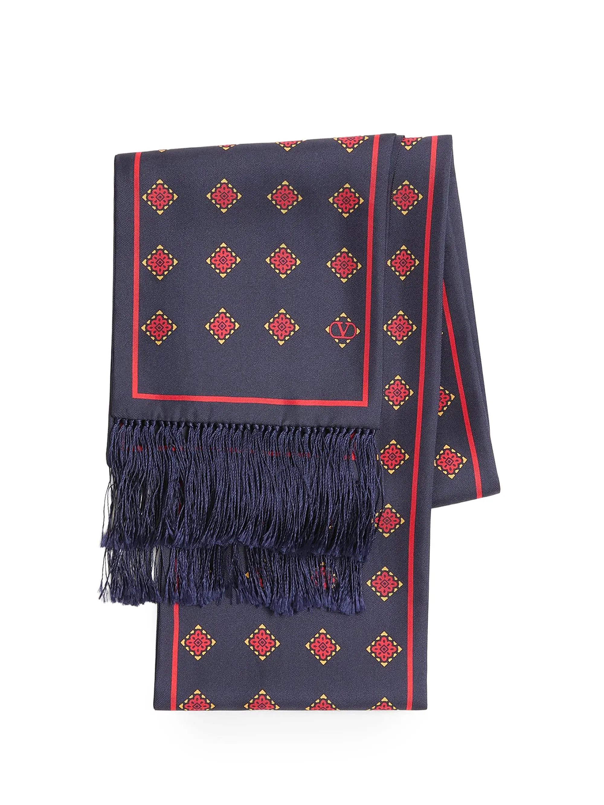 Opticool Silk Bandeau Scarf with Fringe | Saks Fifth Avenue