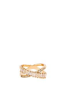 Ettika Baguette Eternity Ring in Gold from Revolve.com | Revolve Clothing (Global)