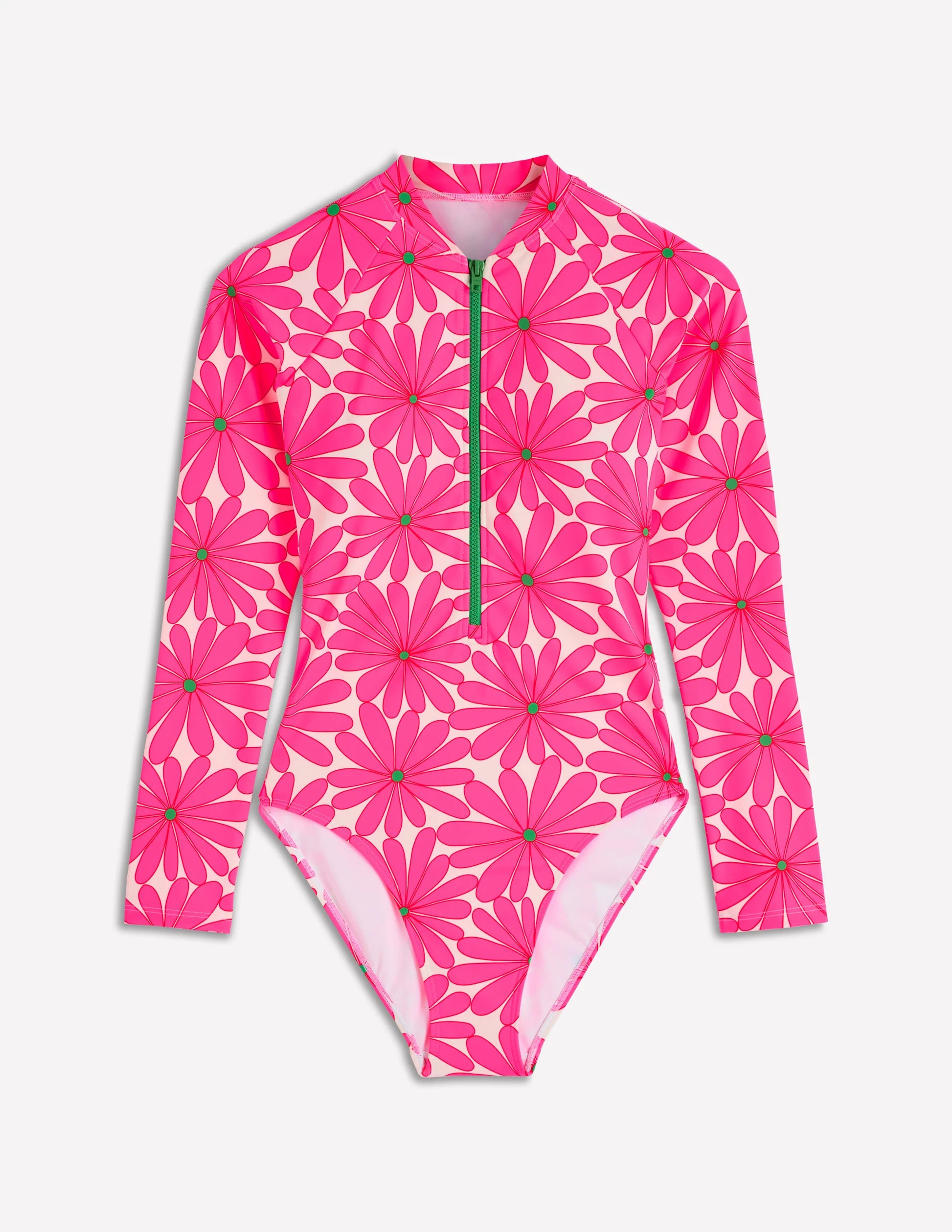 Rash Guard Swimsuit-Sangria Sunset, Daisy Blossom | Boden (US)