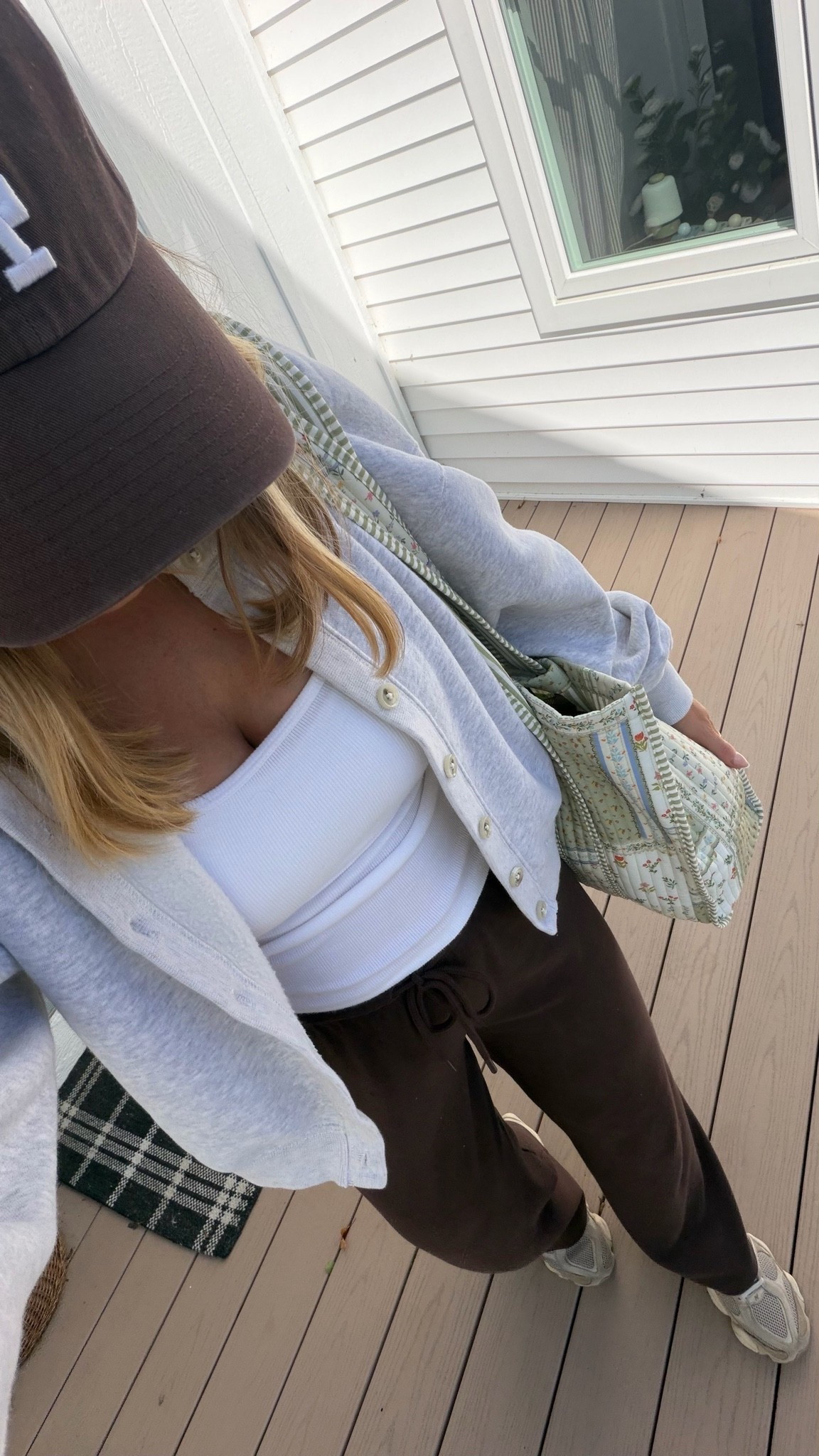 Hello soccer season & soccer mom fits ⚽️

Fav new Abercrombie button down sweater shirt.. 12/10 & want a third color! I’m going to live in these as a nursing mama👏🏼  (wearing small) 

Wearing my fav Aritzia lounge pants. They feel like pajamas but look like an elevated sweat! Literally perfection (wearing size small) paired with my fav Aritzia square neck t👌🏼

#LTKootd #LTKmomlife #LTKgrwm