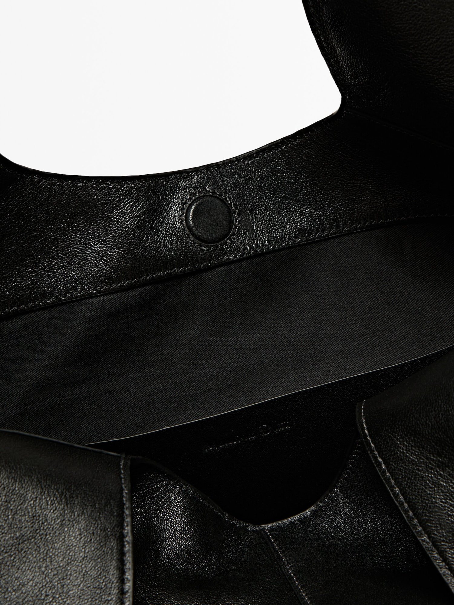 Nappa leather tote bag | Massimo Dutti US