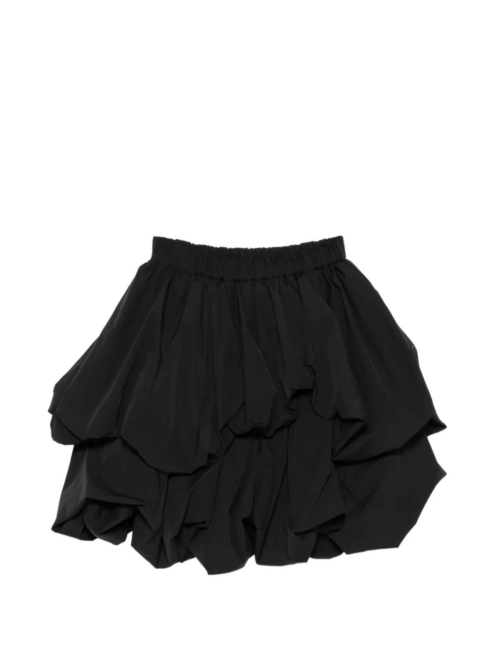 Noir Kei Ninomiya layered bubble mini skirt - Black | Farfetch Global