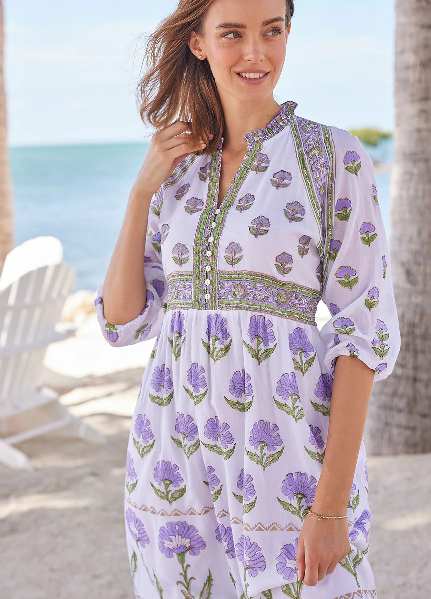 Nicole Border Dress | BELLA TU