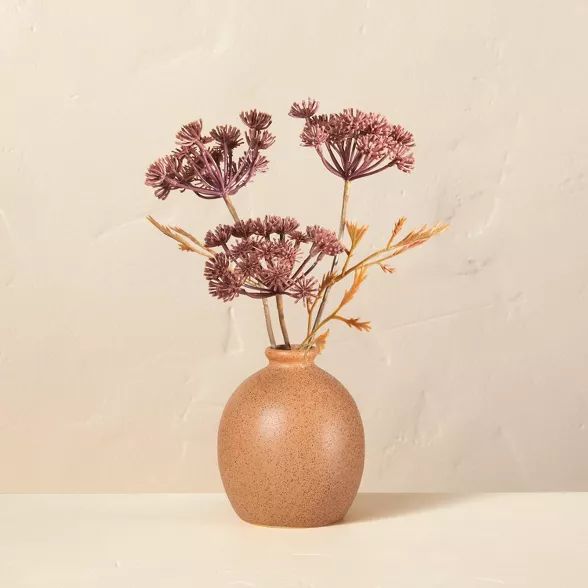 Faux Bleached Purple Achillea Flower Plant Arrangement - Hearth & Hand™ with Magnolia | Target