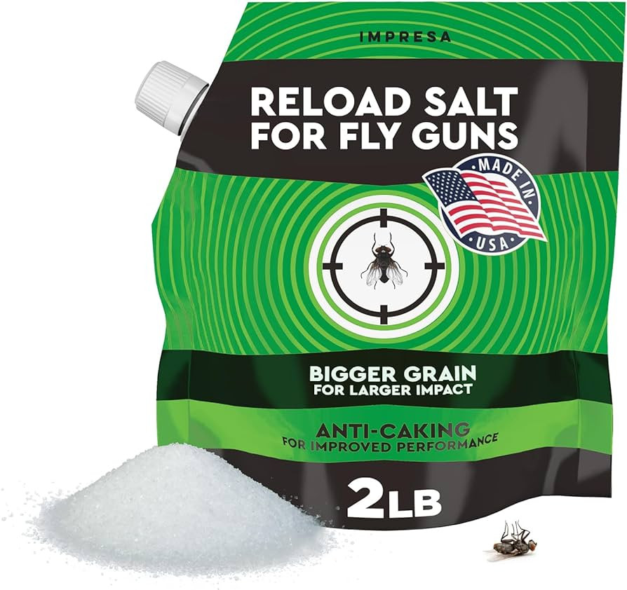 Impresa 2 lbs. Fly Salt for Fly Shooters – Made in The USA – Large Grain Salt for Fly Shooter... | Amazon (US)